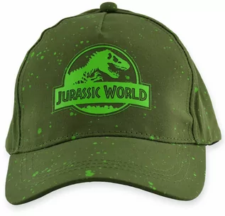 Czapki dla dzieci - Czapka z daszkiem Jurassic World Zielona - grafika 1