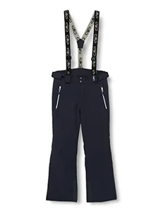 CMP Męskie watowane spodnie narciarskie bez PFC 20000, Black Blua, 58 - Spodnie męskie - miniaturka - grafika 1