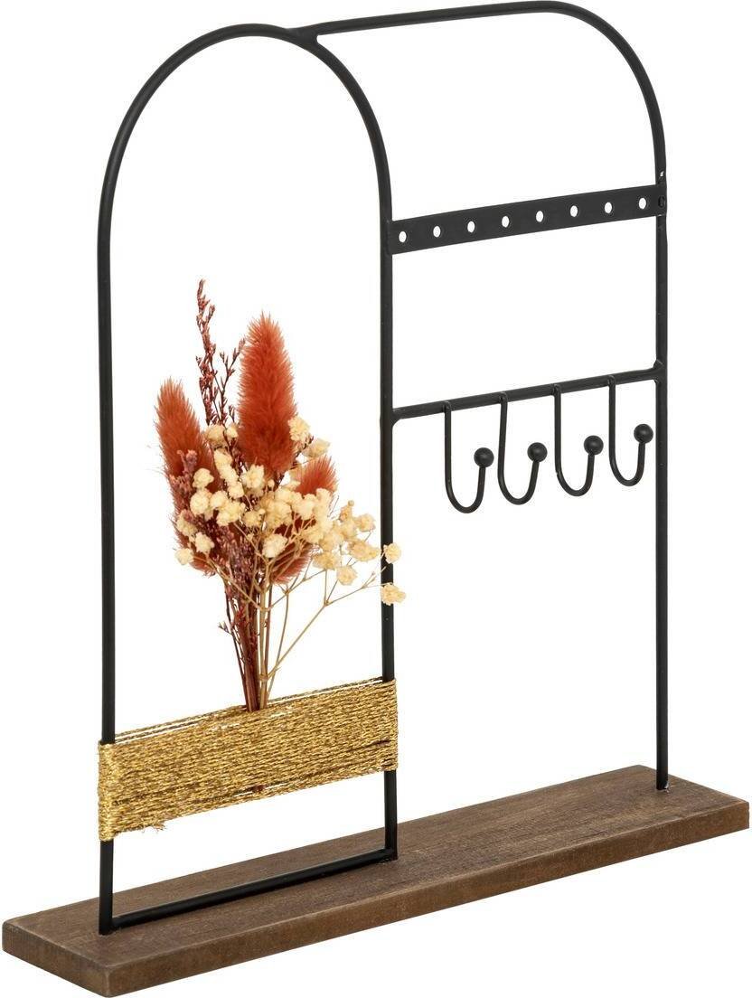 Atmosphera createur d'interieur - Stojak na biżuterię jesień metal czarny h26cm