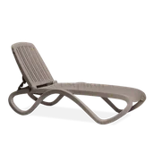 Leżaki ogrodowe - DKWADRAT Leżak Tropico brązowy 210494 - miniaturka - grafika 1
