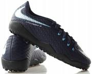 Piłka nożna - Nike Buty piłkarskie HypervenomX Phelon III TF Jr granatowe r 36 852598 414 - miniaturka - grafika 1