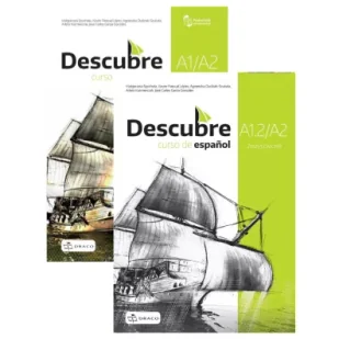 Pakiet Descubre A1.2/A2. Curso de español: Podręcznik wieloletni + CD, Zeszyt ćwiczeń do języka hiszpańskiego - Książki do nauki języka hiszpańskiego - miniaturka - grafika 1