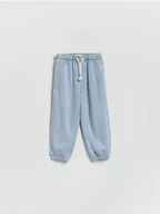Spodenki dla niemowląt - Reserved - Dresowe spodnie z efektem sprania - jasnoniebieski - miniaturka - grafika 1