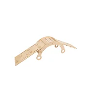 Łóżeczka i kojce - Small Dream Rocker Naturalne Drewno & Zjeżdżalnia & Drabinka - miniaturka - grafika 1