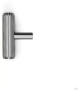 Uchwyt meblowy Rille Srebrny Aluminiowy - Zawiasy, okucia i inne akcesoria - miniaturka - grafika 1