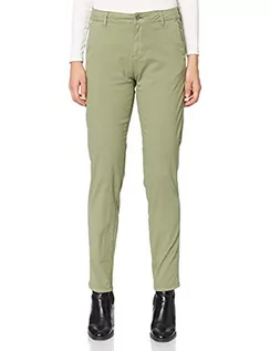 Spodnie damskie - MUSTANG Dżinsy damskie chin, oliwkowo-zielony, 33W x 30L - grafika 1