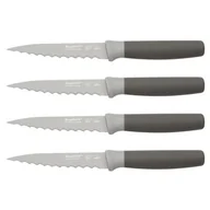 Noże kuchenne - Berghoff Nóże Do Steków 4 Cz 11,5 Cm Szare) Leo 3950046 - miniaturka - grafika 1