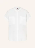 Bluzki damskie - Tommy Hilfiger Bluzka Z Lnu weiss - miniaturka - grafika 1