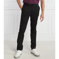 Spodnie męskie - Calvin Klein Spodnie chino + pasek MODERN TWILL Slim Fit - miniaturka - grafika 1