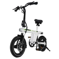 Rowery elektryczne - isinwheel U1 Portable Electric Bike 250W Motor 36V 7,8Ah Battery 14*1 95-inch Tires 25km/h Max Speed 45km Max Range Front - miniaturka - grafika 1