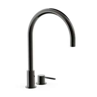 Bateria umywalkowa 2-otworowa Tres Study czarny 26110501KM - Baterie umywalkowe - miniaturka - grafika 1