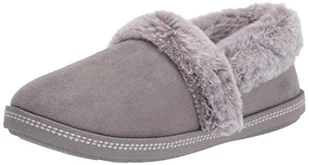 Skechers COZY CAMPFIRE - TEAM TOASTY, damskie kapcie z niskim stanem, Linia ze sztucznego futra z mikrofibry z węgla drzewnego, 36.5 EU - Kapcie damskie - miniaturka - grafika 1