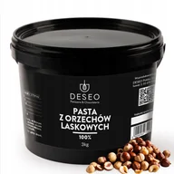 Słodkie kremy i masła - PASTA Z ORZECHÓW LASKOWYCH 100% DESEO 3KG - miniaturka - grafika 1