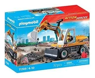 Klocki - Playmobil Action Heroes 71749 Duża koparka - miniaturka - grafika 1