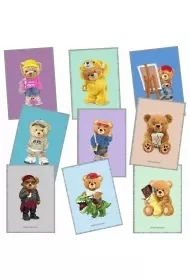 Zeszyt PP TEDDIES A5 80g - Zeszyty szkolne - miniaturka - grafika 1