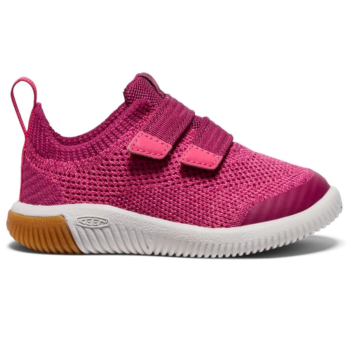 Buty dziewczęce Keen KNX Knit DS sportowe miejskie sneakersy na rzepy różowe-23