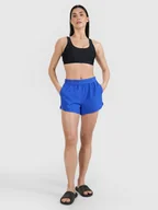 Spodenki damskie - 4F Spodenki plażowe damskie - kobaltowe XS - miniaturka - grafika 1
