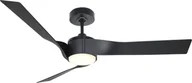 Wentylatory sufitowe - Energooszczędny wentylator sufitowy z oświetleniem LED i pilotem zdalnego sterowania Eco Revolution night black - miniaturka - grafika 1
