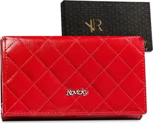 Rovicky Damski portfel Rovicky R-RD-21-GCL-Q skóra naturalna NoSize - Portfele - miniaturka - grafika 1