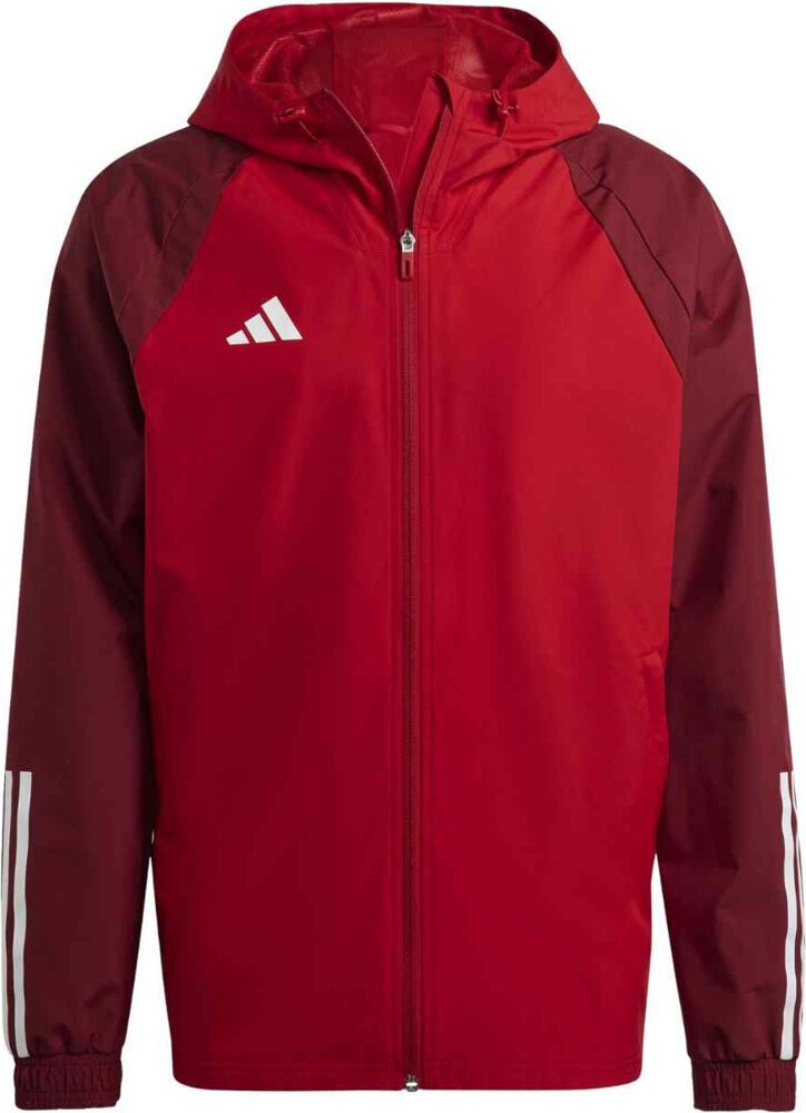 Kurtka męska adidas Tiro 23 Competition All Weather czerwona HE5653-XS