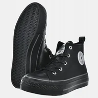 Buty dla dziewczynek - TRAMPKI DZIECIĘCE BIG STAR WYSOKIE NA ZAMEK OBUWIE SPORTOWE OO374225 AW24 - miniaturka - grafika 1