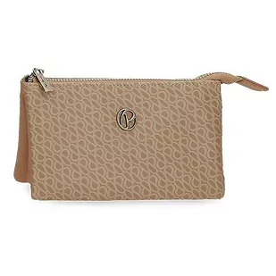 Pepe Jeans Megan Portfel Trzy przegródki Brązowy 17,5x9,5x2 cms Skóra syntetyczna, Brązowy, Talla única, Portfel Trzy przegródki - Portfele - miniaturka - grafika 1