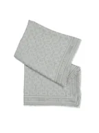 Apaszki i szaliki damskie - Calvin Klein Chusta Monogram Jacquard K60K608779 Szary - miniaturka - grafika 1