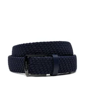 Paski - Pasek Męski Calvin Klein Ck Casual Elastic Braided 35Mm K50K512839 Granatowy - miniaturka - grafika 1