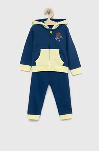 Guess dres bawełniany niemowlęcy kolor niebieski - Komplety dla niemowląt - miniaturka - grafika 1