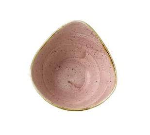 Churchill MISKA TRÓJKĄTNA STONECAST PETAL PINK 15,3 cm PORCELANA CHURCHILL RÓŻOWA - Miski i półmiski - miniaturka - grafika 1