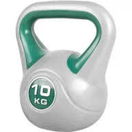 Sport OUTLET - 10 kg Kettlebell winylowy hantel Crossfit Gorilla Sports - miniaturka - grafika 1