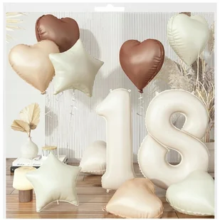 BALONY BOHO NA 18 URODZINY GWIAZDKA SERCE CYFRA SERDUSZKO OSIEMNASTKA - Balony i akcesoria BALONY BOHO NA 18 URODZINY GWIAZDKA SERCE CYFRA SERDUSZKO OSIEMNASTKA - Balony i akcesoria - miniaturka - grafika 1