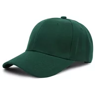 Czapki męskie - Clotth Czapka z daszkiem, włosy damskie, niebieskie, jednokolorowe, jasna płyta, czapka baseballowa, modele męskie, ciemnozielony, jeden rozmiar - miniaturka - grafika 1