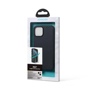 Joyroom 360 Full Case etui pokrowiec do iPhone 13 obudowa na tył i przód + szkło hartowane czarny (JR-BP927 black) - Etui i futerały do telefonów - miniaturka - grafika 5