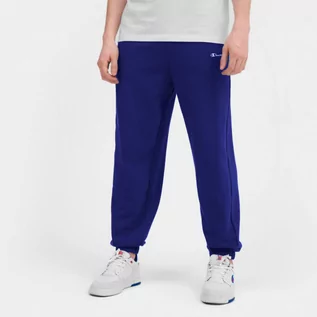 Spodnie sportowe męskie - Męskie spodnie dresowe CHAMPION Rochester Elastic Cuff Pants - granatowe - grafika 1