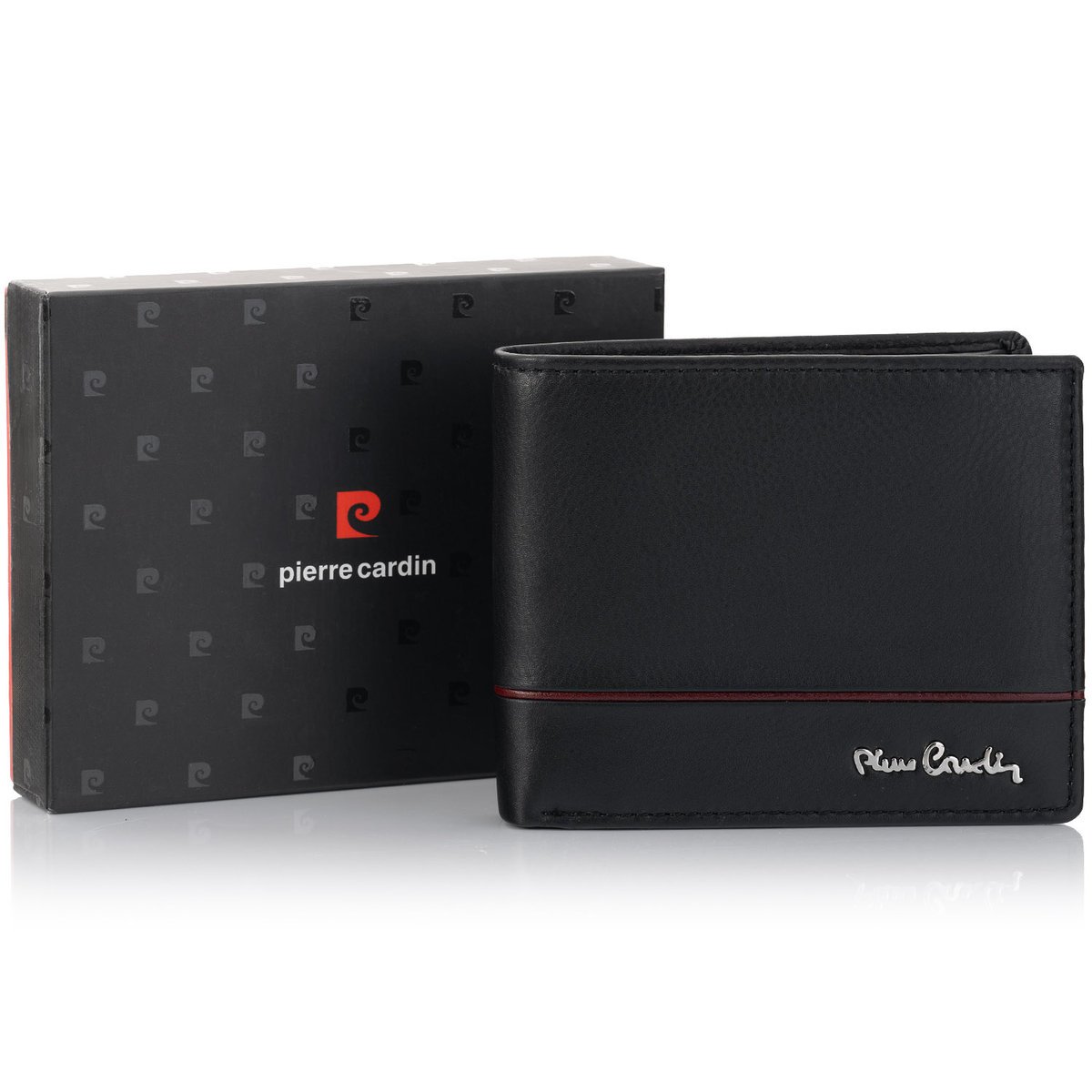 Elegancki portfel męski Pierre Cardin YS605 324 RFID - czerwony