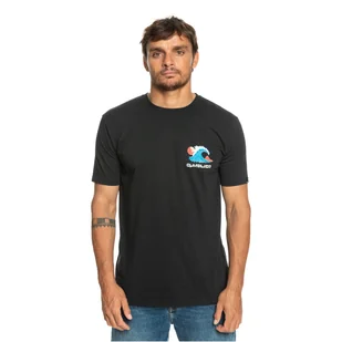 Męska Koszulka z krótkim rękawem QUIKSILVER OCEANBED M TEES EQYZT07230-KVJ0 – Czarny - Koszulki męskie Męska Koszulka z krótkim rękawem QUIKSILVER OCEANBED M TEES EQYZT07230-KVJ0 – Czarny - Koszulki męskie - miniaturka - grafika 1