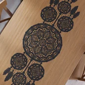 Obrusy i serwetki - Bieżnik Lea Łapacz Snów 001391-003 45X155 - miniaturka - grafika 1