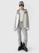 Kurtka narciarska membrana 5000 damska 4F 4FWAW24TTJAF572-27S Szary