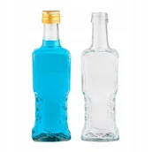 Domowy wyrób alkoholu - Butelka szklana UKRAINKA 100 ml na nalewki alkohol bimber wódkę TŁOCZONA - miniaturka - grafika 1