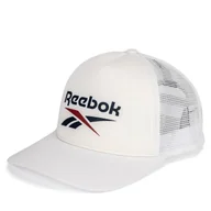 Czapki męskie - Czapka z daszkiem Reebok RBH1700-100 Biały - miniaturka - grafika 1
