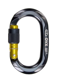Karabinek wspinaczkowy Climbing Technology OVX Carabiner - anthra/gold - Sprzęt wspinaczkowy - miniaturka - grafika 1
