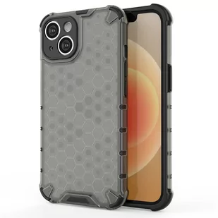 Hurtel Honeycomb etui iPhone 14 Plus pancerny hybrydowy pokrowiec czarne - Etui i futerały do telefonów - miniaturka - grafika 1
