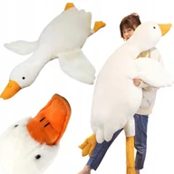 Maskotki i pluszaki - PLUSZOWA GĘŚ PIPA MASKOTKA PODUSZKA ZABAWKA 130 CM - miniaturka - grafika 1