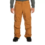Spodnie narciarskie - Spodnie snowboardowe męskie Quiksilver Estate bone brown XS - miniaturka - grafika 1