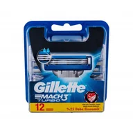 Maszynki do golenia i wkłady - Gillette Mach3 Turbo wkład do maszynki 12 szt dla mężczyzn - miniaturka - grafika 1