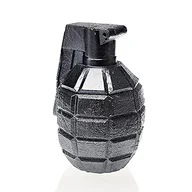 Świece - Candellana Grenade Steel Lavender's Blue, świeca zapachowa, 8x14x8cm, 130ml, wosk europejski, naturalny knot bawełniany, antymosquito - miniaturka - grafika 1