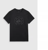 Koszulki męskie - 4F T-SHIRT MĘSKI M3138 GŁĘBOKA CZERŃ XL - miniaturka - grafika 1