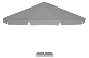 Parasol ogrodowy Vesuvio 5,5 m Poliester Szary - Parasole ogrodowe - miniaturka - grafika 1
