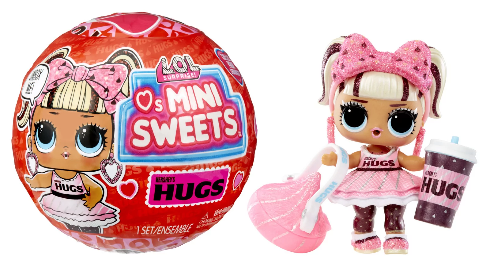 LOL Surprise Lalka LOL HUGS Sweetie Loves Mini Sweets Hugs & Kisses 590743  Kula niespodzianka - Ceny i opinie na Skapiec.pl